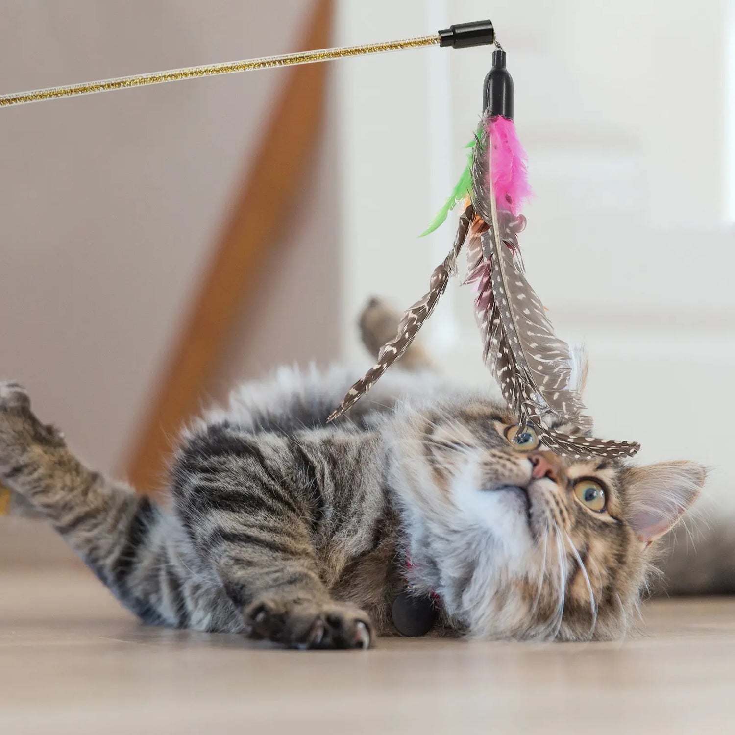 Feather Cat Teaser Wand